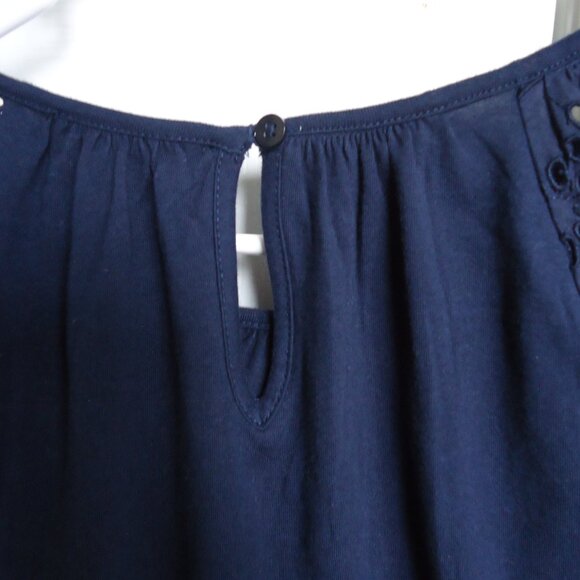 J Crew Top S Eyelet Sleeves - Picture 5 of 9